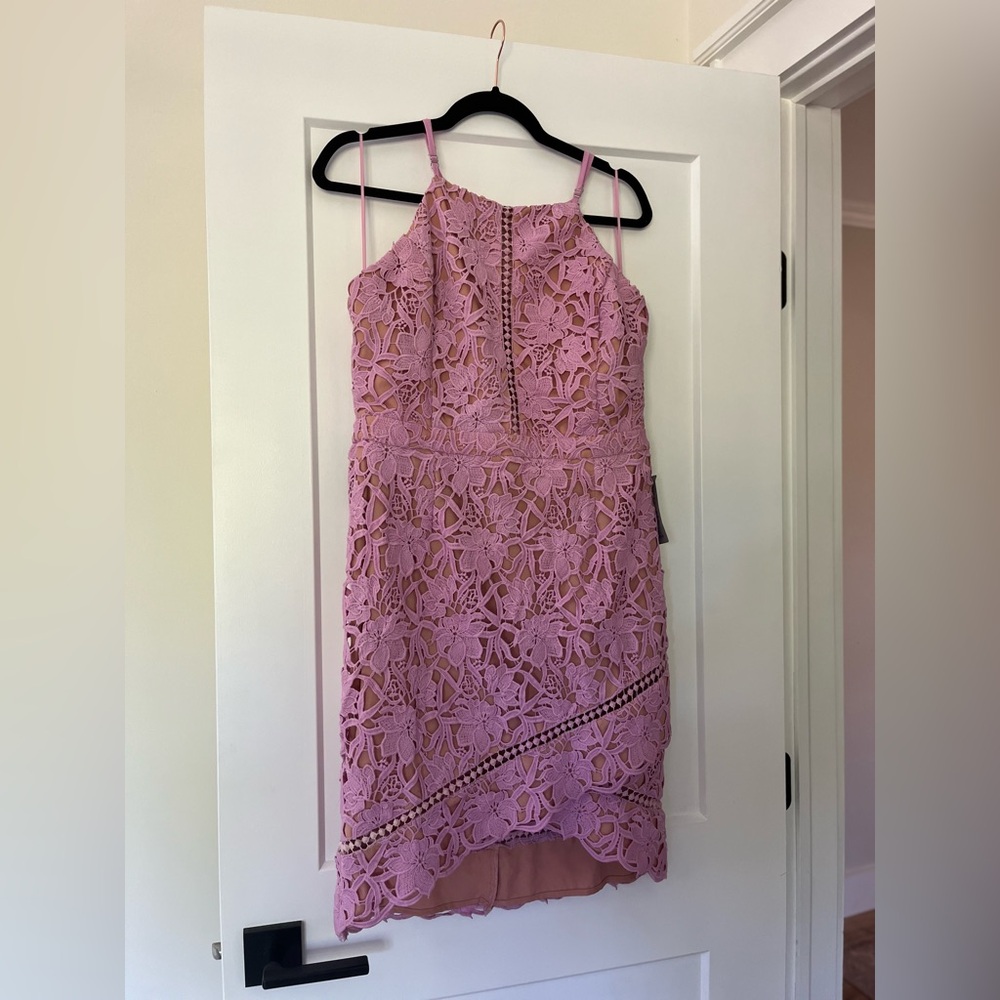 Nordstrom Lilac Lace Dress NWT Large